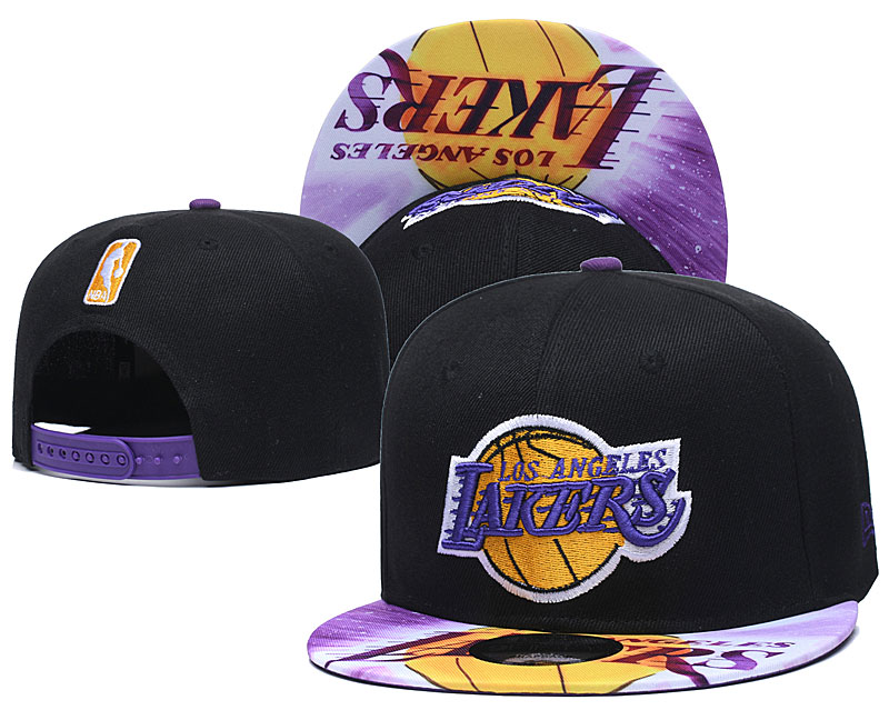 NBA Los Angeles Lakers Stitched Snapback Hats 021